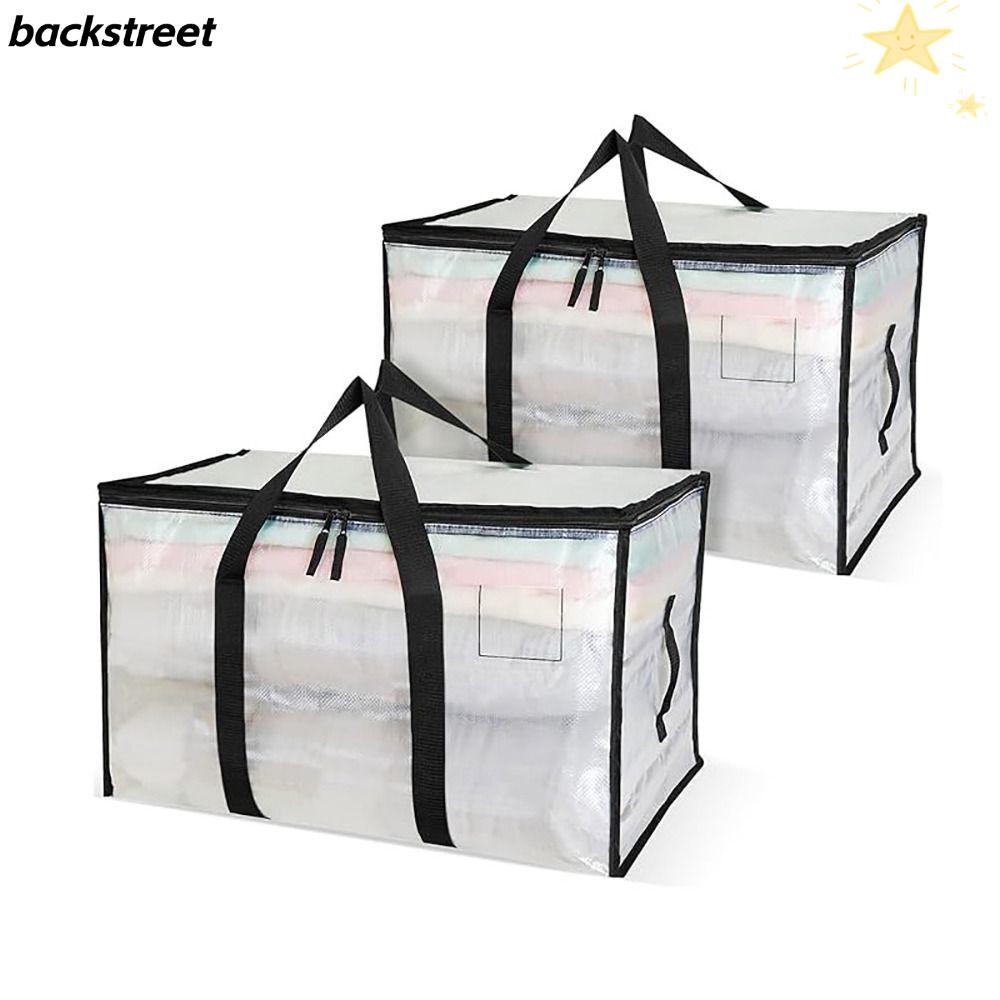 BACKSTAGEREAT Moving Boxes, Folding Large Capacity Moving Bags, Space Saving Heavy-Duty Large Tote