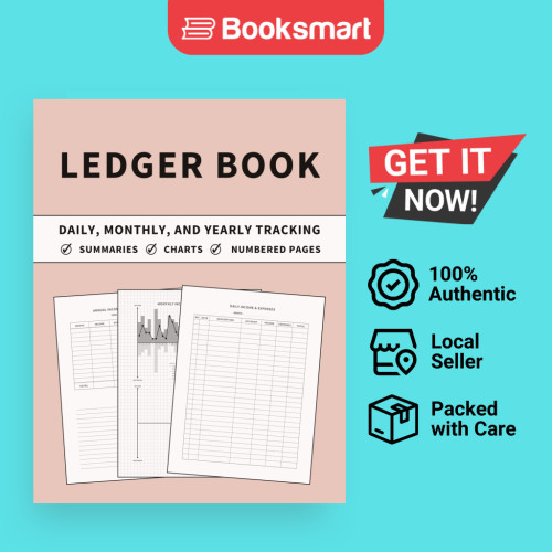 Ledger Book Accounting Ledger and Booking Log Book สําหรับทุกวัน รายเดือน และปี 9781803932224