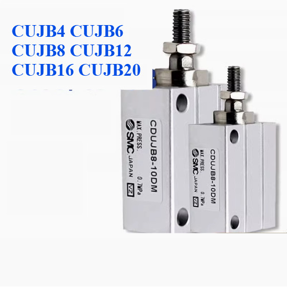 SMC กระบอก CUJB4-CUJB6-CUJB8-CUJB12-CUJB16-CUJB20-6D-8D-10D-15D-25D-20D-30D/DM ยี่ห้อใหม่