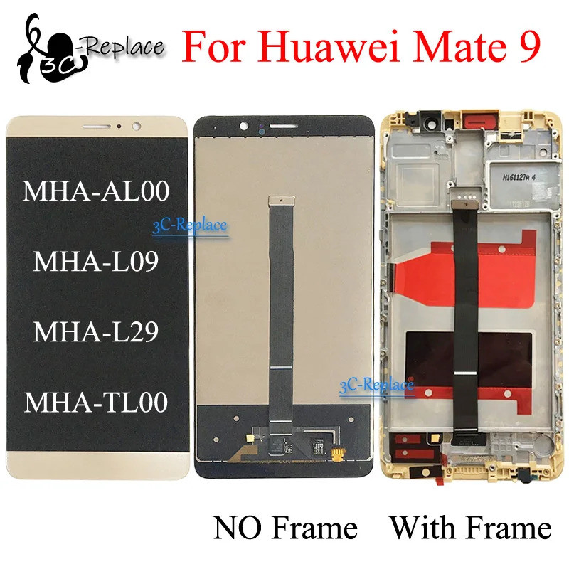 5.9 นิ้วสําหรับ Huawei Mate 9 MHA-AL00 MHA-L09 MHA-L29 MHA-AL00 MHA-TL00 จอแสดงผล LCD Touch Screen D