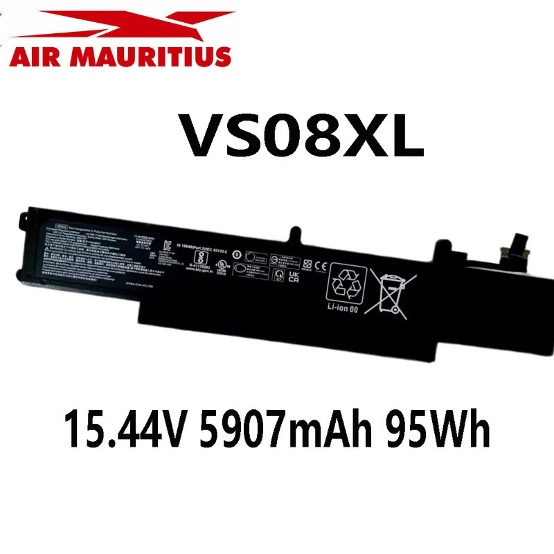 แบตเตอรี่แล็ปท็อป  VS08XL 15.44V 5907mAh 95Wh สำหรับ HP ZBook Fury 16 G9 Mobile Workstation M86087-0