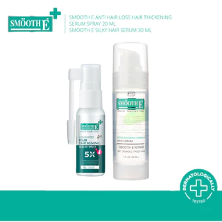 [แพ็คสุดคุ้ม] Smooth E Duo Anti Hair Loss Spray 20 ml. สเปรย์ลดผมร่วง Silky Hair Serum บำรุงผมสวยเงางาม ผมนุ่มลื่น