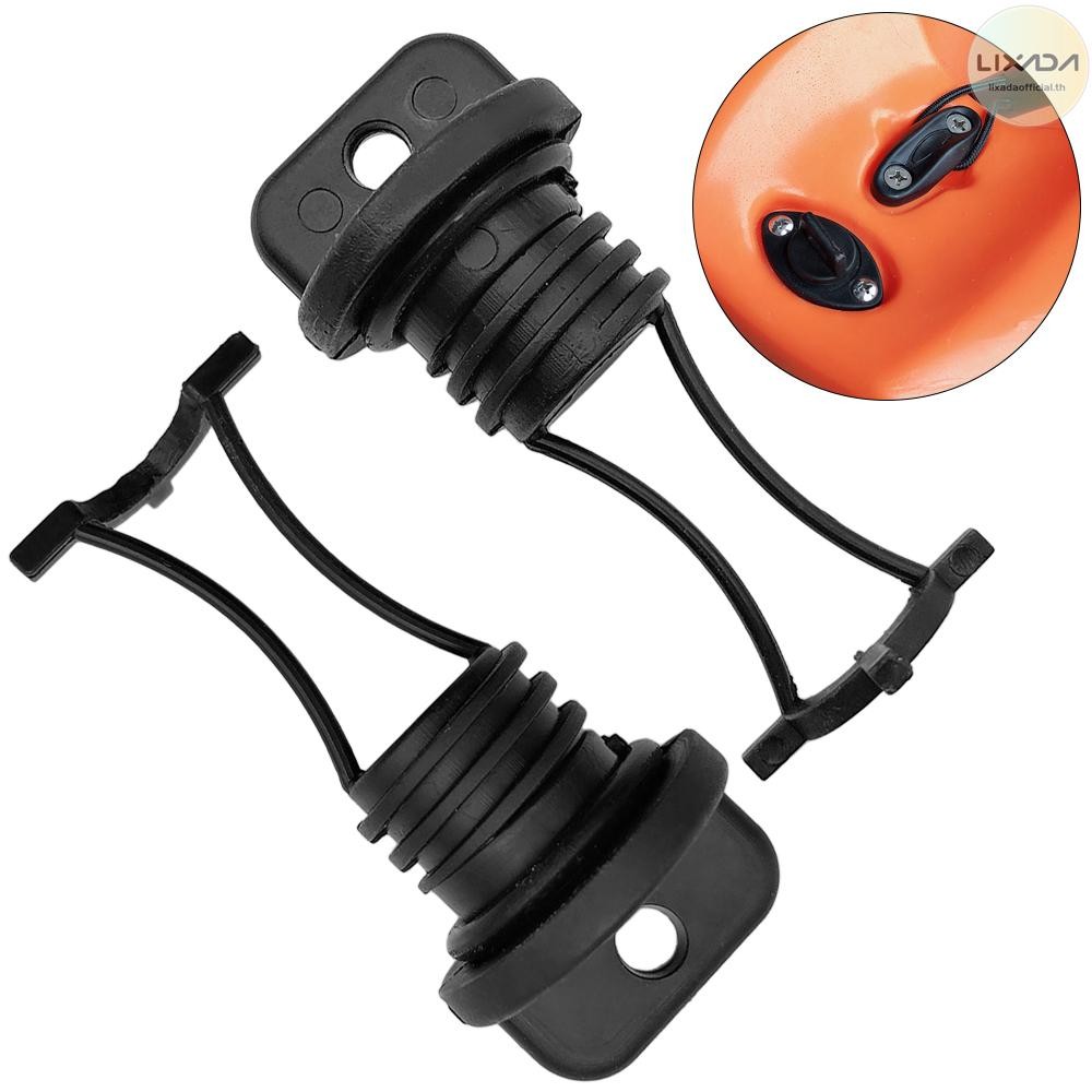 2 PCS Kayak ท่อระบายน้ําปลั๊กด้าย Hull ท่อระบายน้ําชุด Scupper ปลั๊กสําหรับ Kayaks Canoes เรือ