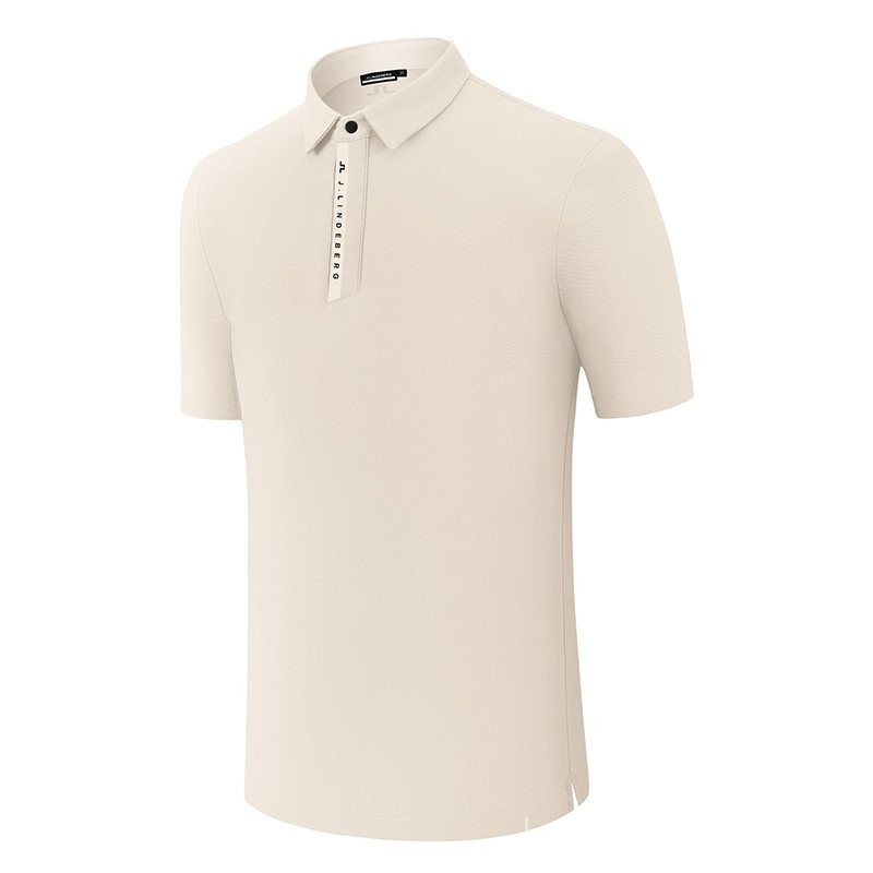 จาก (7~10 วัน) J LINDEBERG Golf Mens Short-Sleeved Sports Top and Casual POLO Shirt J77140