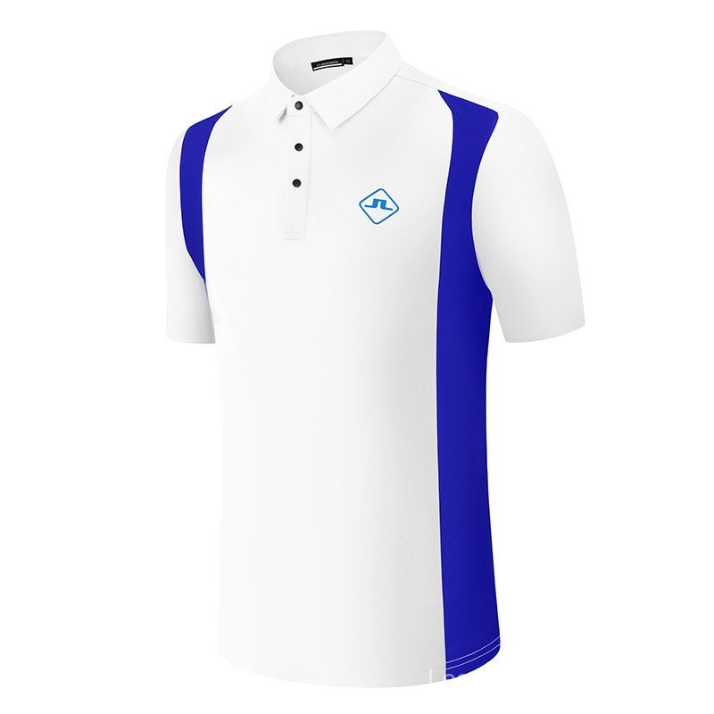 จาก (7~10 วัน) J LINDEBERG Golf Mens Short-Sleeved Sports Top and Casual POLO Shirt J55472