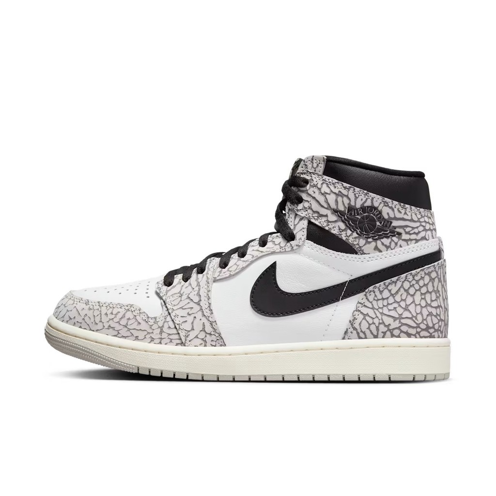 PEUNGNOIZ💯Jordan 1 Retro High OG White Cement