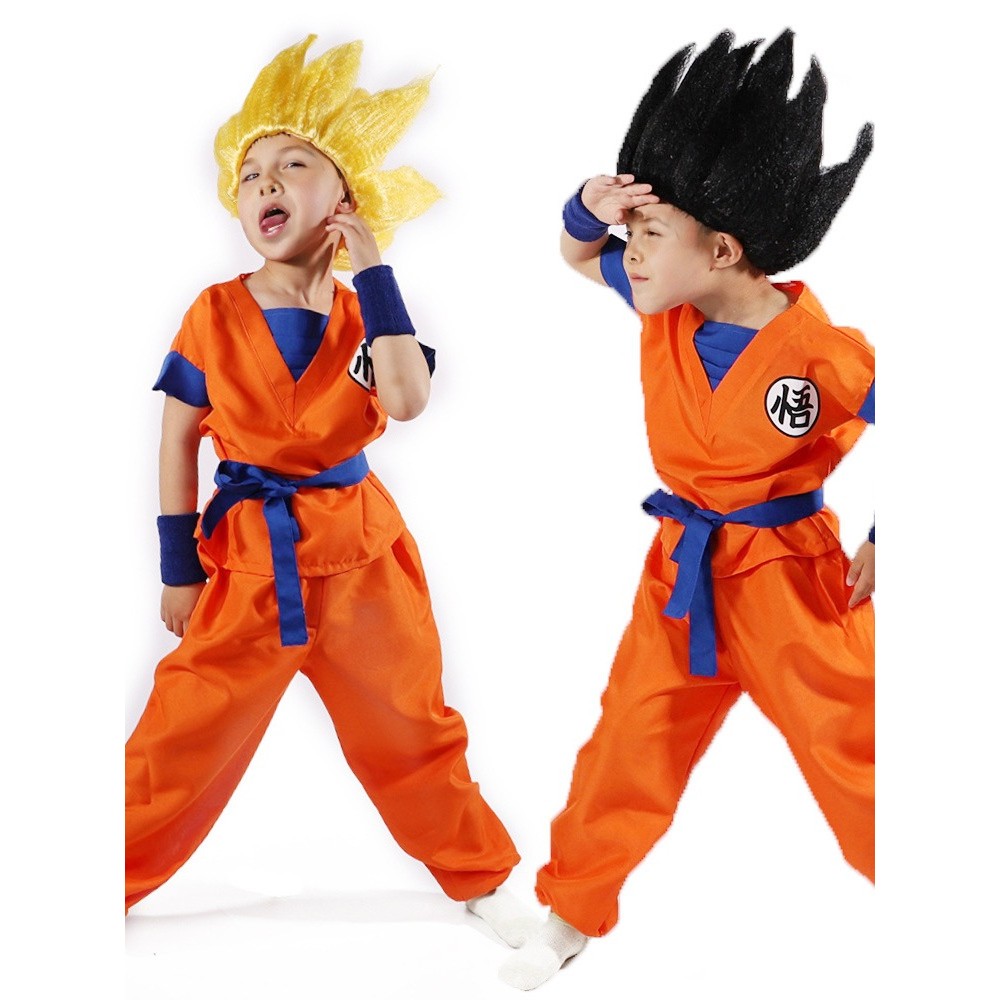 ชุดลิง Dragon Ball Songoku สําหรับเด็กผู้ชายฮาโลวีน