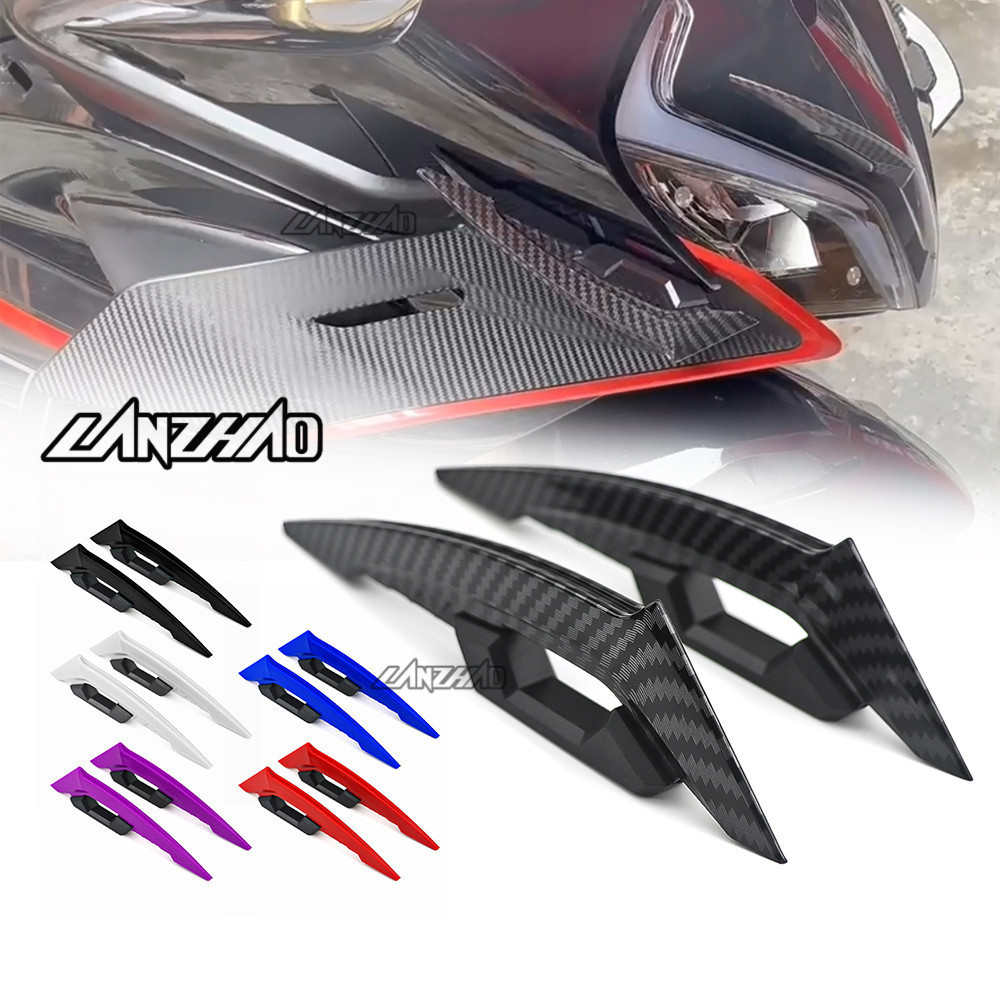 รถจักรยานยนต์ Winglet Universal Scooter Wings Kit อุปกรk CBR R15 R3 MT ADV