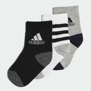 adidas ไลฟ์สไตล์ ถุงเท้าพิมพ์ลาย (3 คู่) เด็ก สีขาว IA3942
