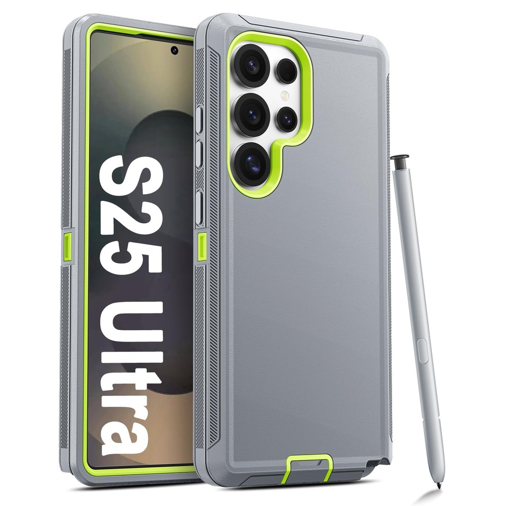 Hybrid เกราะกันกระแทก 3-in-1 เคสโทรศัพท์สําหรับ Samsung Galaxy S20 S21 S22 S23 S24 S25 Ultra Plus S2