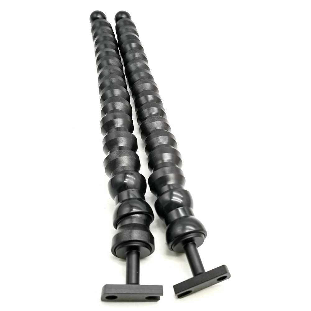 2PCS ไฟยืดหยุ่นใต้น้ำ T ฐานอะแดปเตอร์ Flex Arm พร้อม Ball/YS End สำหรับกล้อง handle และ tray