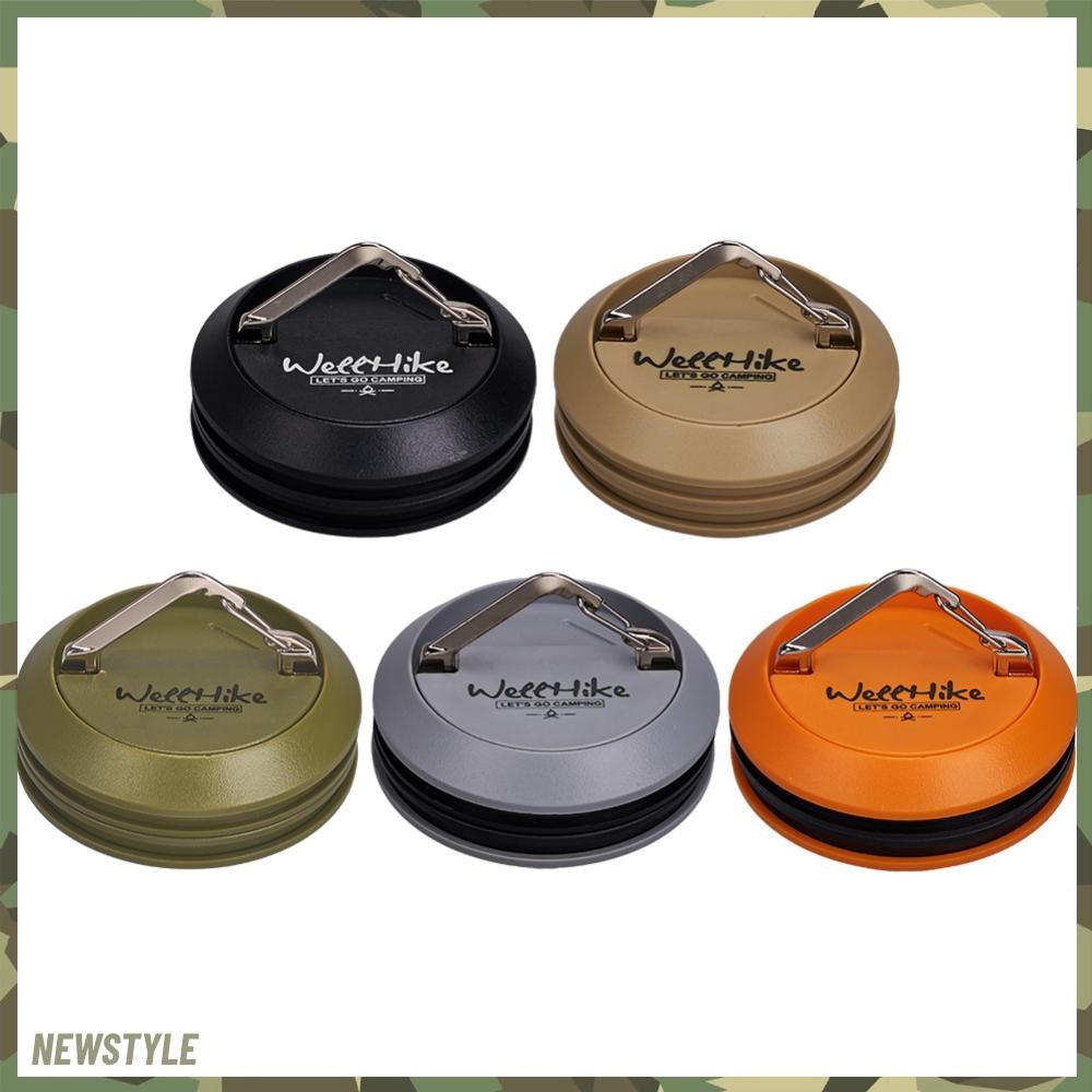 จัดส่งจากกรุงเทพ Magnetic Camping Hanging Hook Multifunctional Snap Clip Lock Buckle Outdoor Hanging