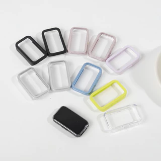 ครอบคลุมด้านดินแข็งรู for Huawei Band 10 9 8 NFC อุปกรณ์เสริมกรอบกันชนป้องกันหน้าจอ Anti Gores for Huawei Band 10 9 8