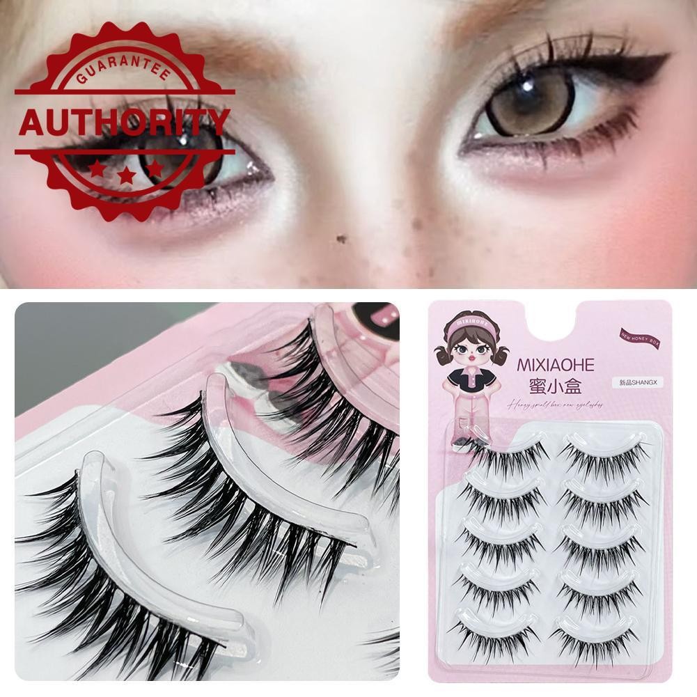 3d Fairy Princess การ์ตูนขนตา Lashs ธรรมชาติเครื่องมือทุกวันสั้น F9e2