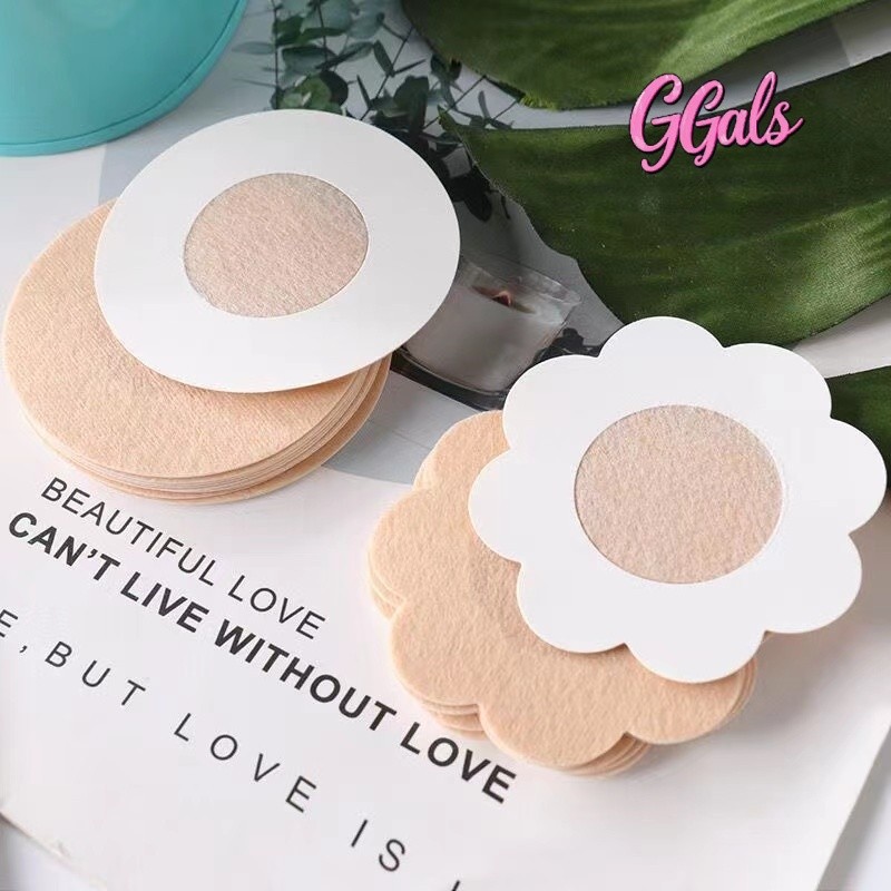 🌺GGals🌺สติกเกอร์เทปแปะหัวนม ใช้แล้วทิ้ง ปิดหัวนม แบบไม่ทอ ไม่ระคายเคือง ปิดเนียน ระบายอากาศ ติดสบาย พร้อมส่ง