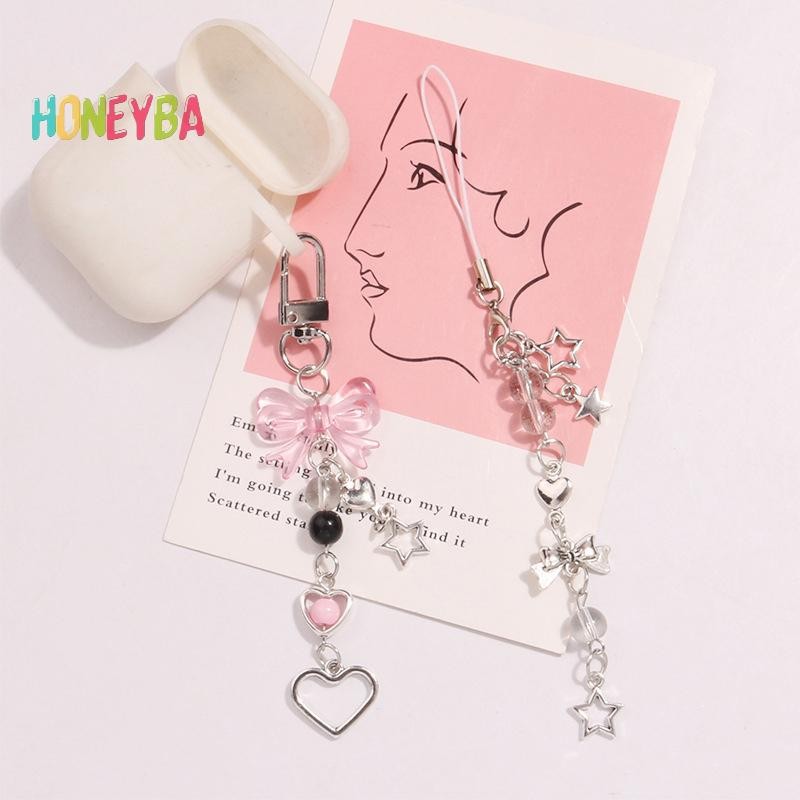 Honeyba Gothโทรศัพท์Charm Bow Heart Starพวงกุญแจจี้Kawaii รูปที่ 6
