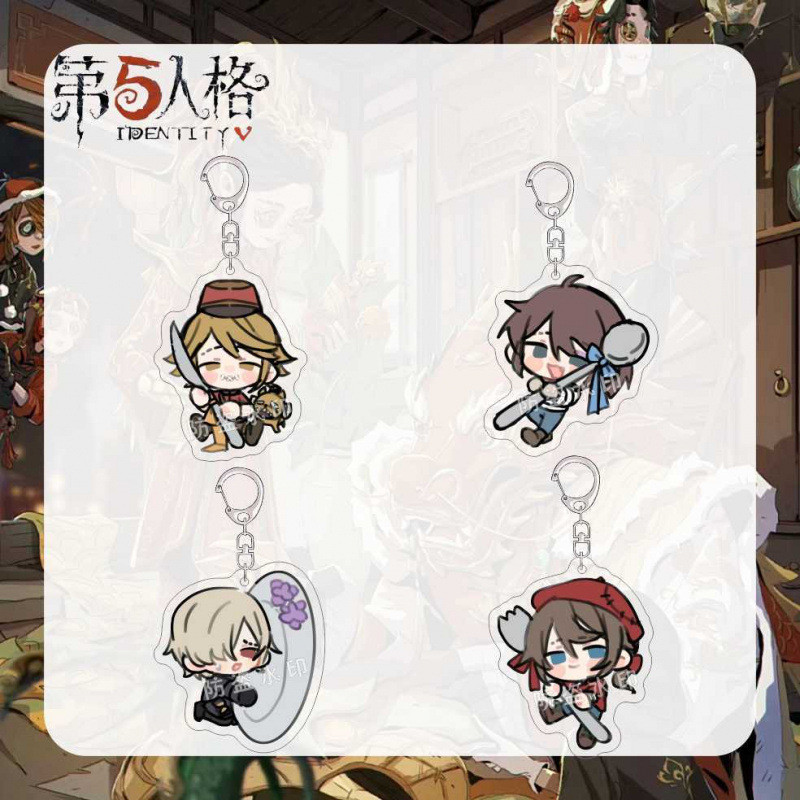 เกมร้อน Identity V อะนิเมะ KeyChain Joseph Desaulniers Grace Margaretha Zelle ผู้ชายพวงกุญแจอะคริลิค