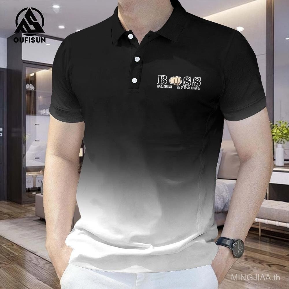 2025 เสื้อโปโลสำหรับผู้ชาย เสื้อโปโลธุรกิจผู้ชาย เสื้อโปโลแขนสั้นขนาดใหญ่ เหมาะสำหรับทุกโอกาส เสื้อผู้ชายเรียบง่าย YWS3