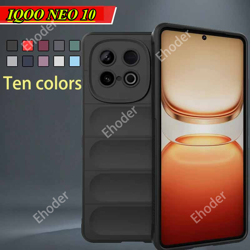 ปลอกกันกระแทกสําหรับ iQOO Neo 10 5G 2025 นุ่มยืดหยุ่นซิลิโคนกันชนเคสโทรศัพท์สําหรับ iQOONeo10 Neo10R