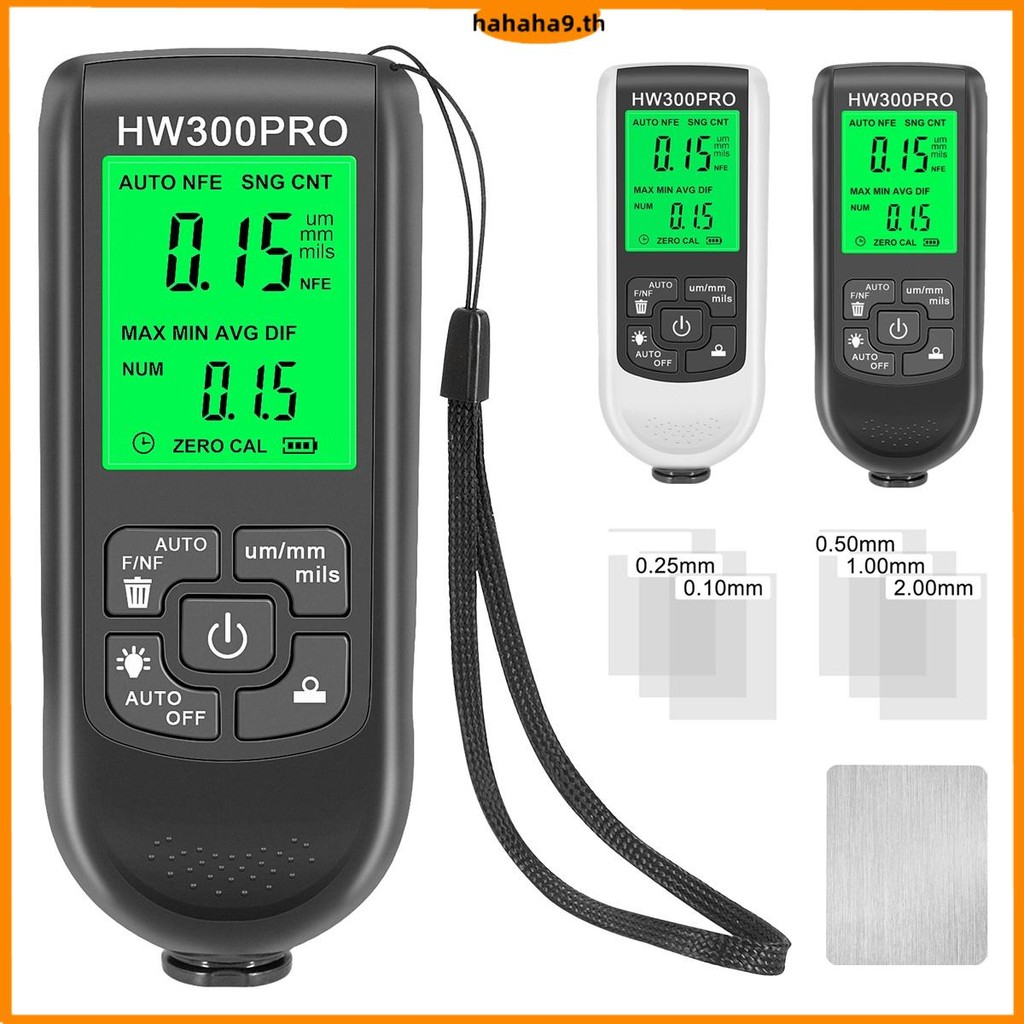 เครื่องวัดความหนาของสี Fe/NFe Probe เครื่องวัดความหนาเคลือบ Professional Multifunctional SHOPTKC6271