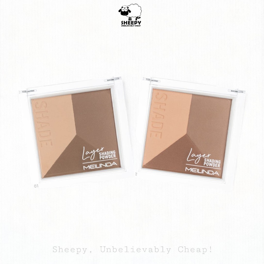 เฉดดิ้ง คอนทัวร์ ไฮไลท์  Meilinda Layer Shading Powder