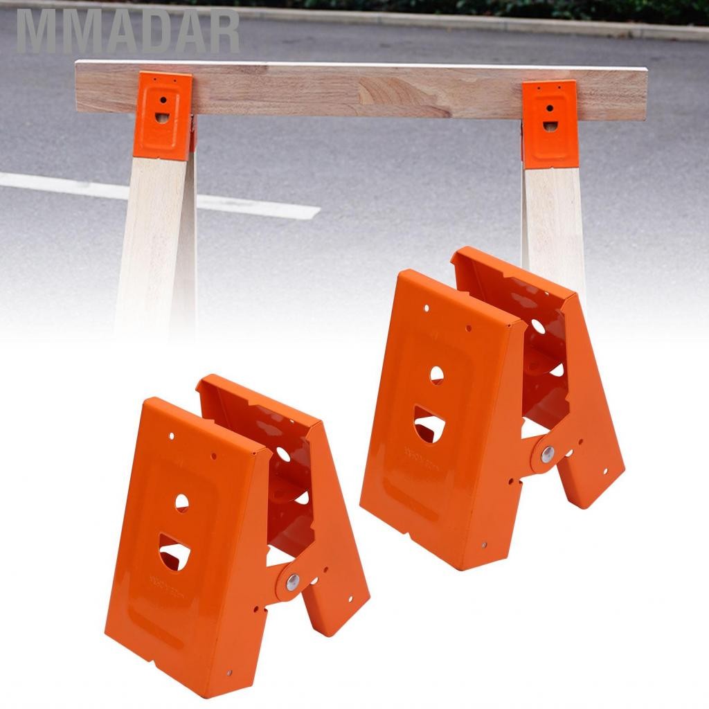 b_newmexico358.th 2 พีซี Sawhorse Bracket เหล็กรีดเย็นไม่ลื่นไถลการออกแบบกลวงเห็นการสนับสนุนม้าสำหรั