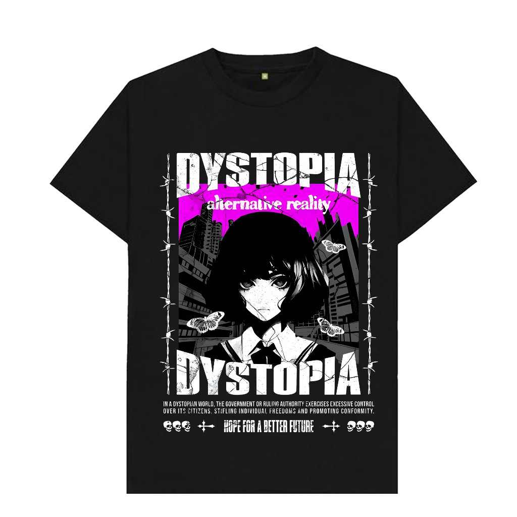เสื้อยืด - DYSTOPIA Unisex ผู้ชายและผู้หญิง