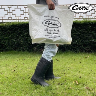 🛵ส่งทันที 2 ชม.🏪💫Canue รองเท้าบู๊ท PVC น้ำหนักเบา เนื้อฟู รุ่น B01 สูง 12 นิ้ว