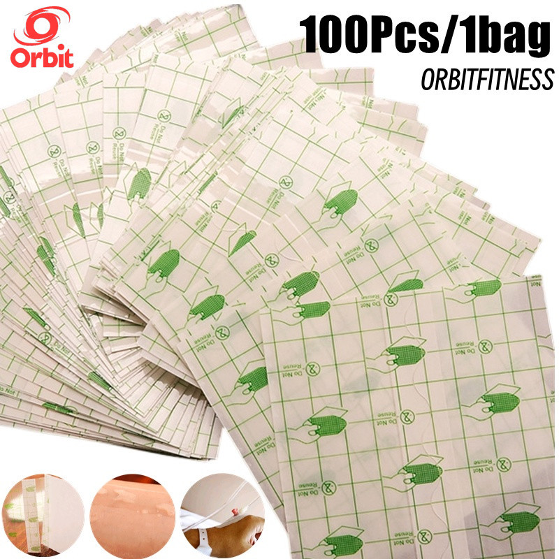 50/100pcs Waterproof transparent adhesive wound dressing fixer plaster stretch fixation Tape
