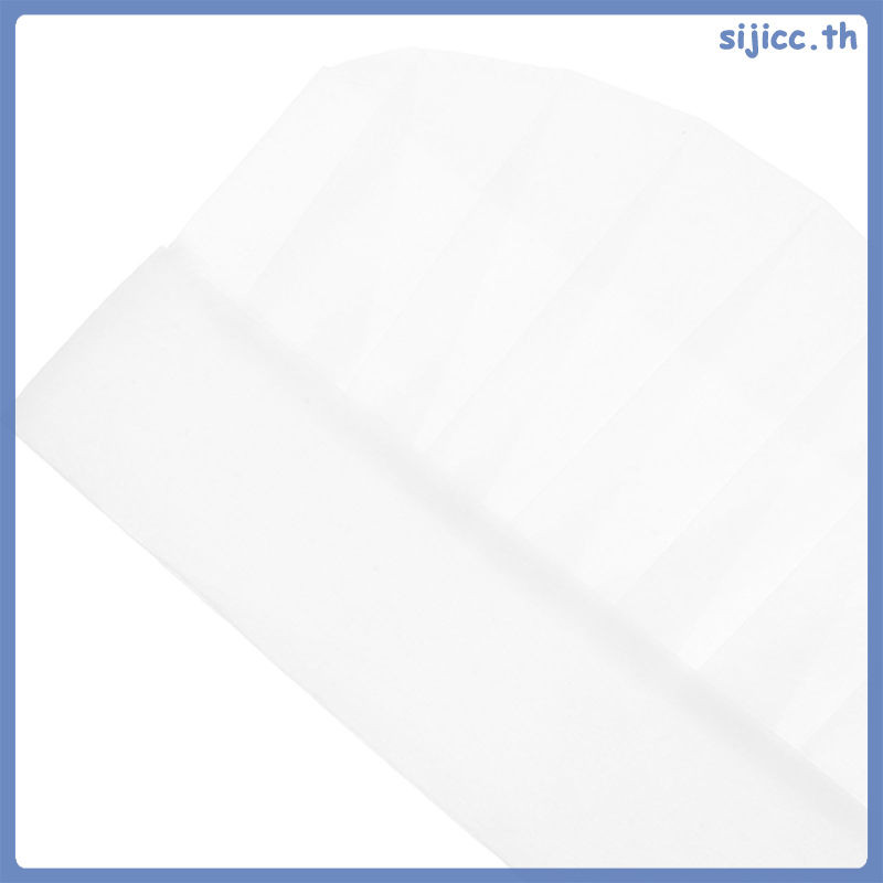 🍳 20 ชิ้น หมวกเชฟเด็ก สีขาว ทำจากผ้าสักหลาดน้ำหนักเบา ทรงกลมใช้แล้วทิ้ง สำหรับการเรียนทำอาหาร - รูปที่ 3