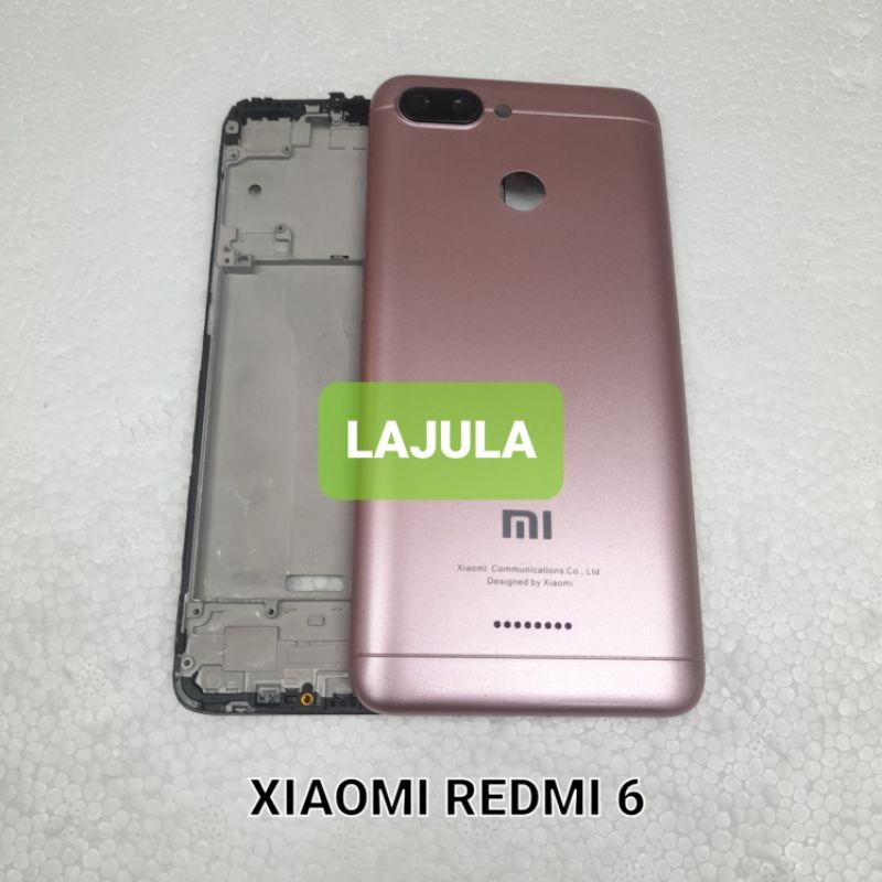 Ksing ที่อยู่อาศัยปลอกชุดเต็ม xiaomi redmi 6 ซิมเดี่ยว / โครงซิม duel + ประตูหลัง