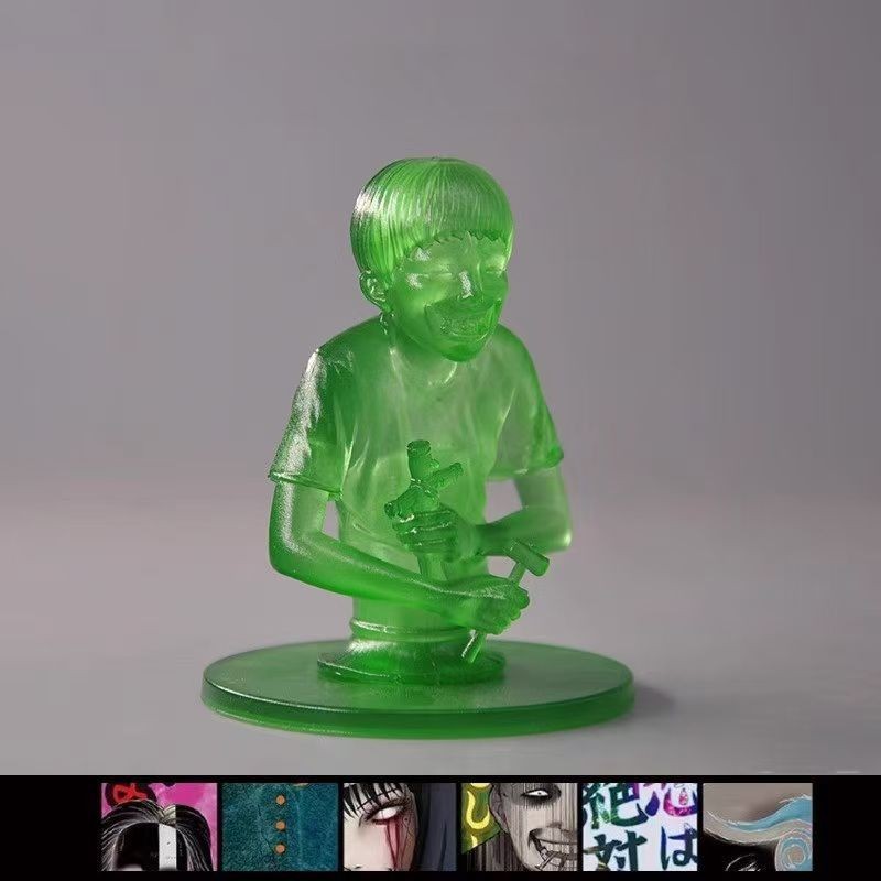 【พร้อมส่ง】junji ito figure Gumo Ito Junji Blind Box Tomie Figure  คําสาปที่สองกล่องเล็กกล่องปริศนาสย