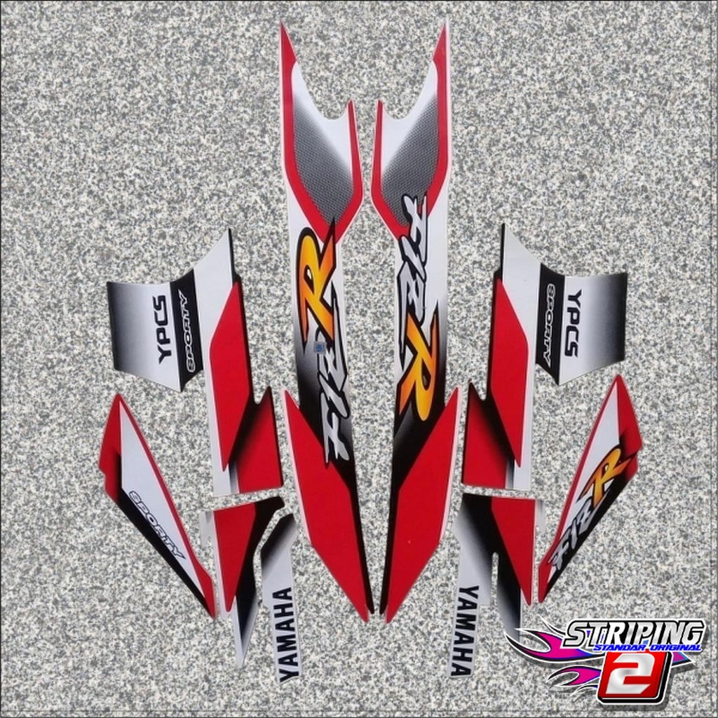 Yamaha F1ZR 2001 Standard Body List สติ๊กเกอร์ Striping Standard F1ZR 2001 รายชื่อสติ๊กเกอร์