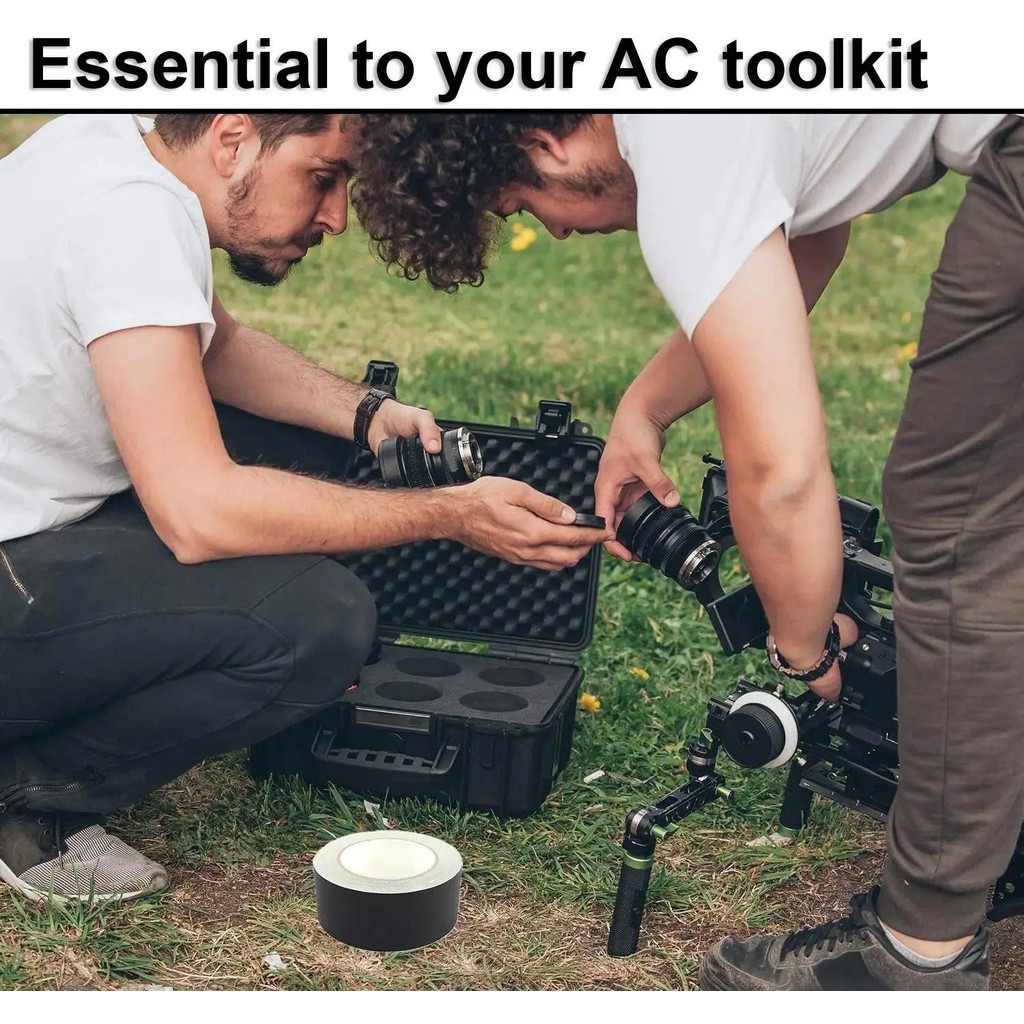 พรีเมี่ยมเกรด Heavy Duty Gaffir เทป Non-สะท้อนแสงอเนกประสงค์กันน้ําเทปชั้นสําหรับสายไฟสีดํา Gaffif เทป - รูปที่ 3