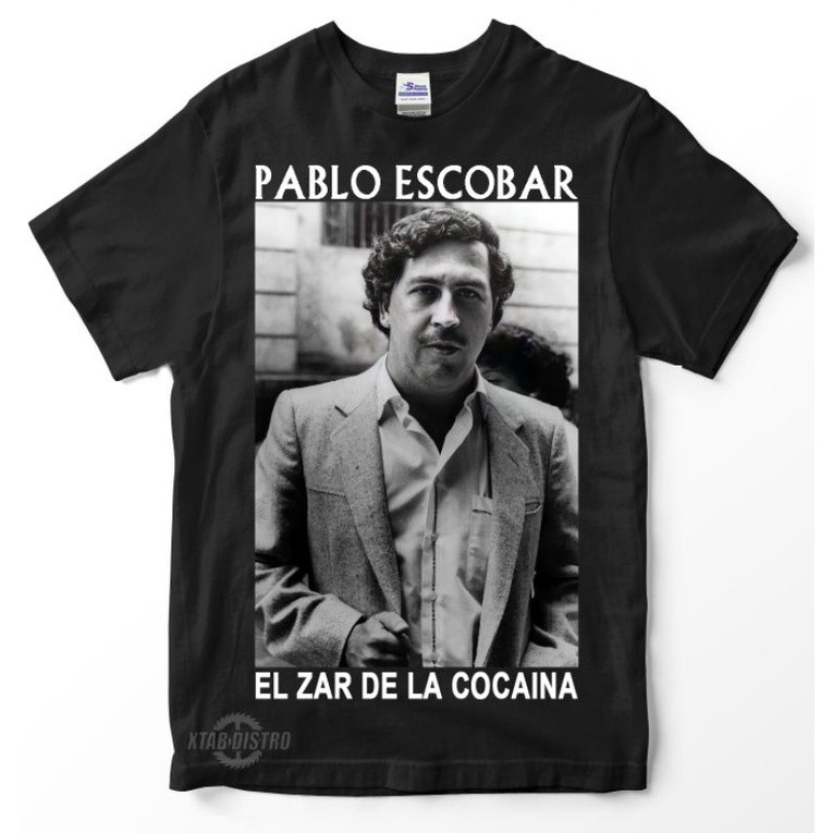 PABLO ESCOBAR EL ZAR DE LA COCAINA Premium Tshirt pablo escobar เสื้อยืด tokoh เสื้อยืด oversize roc