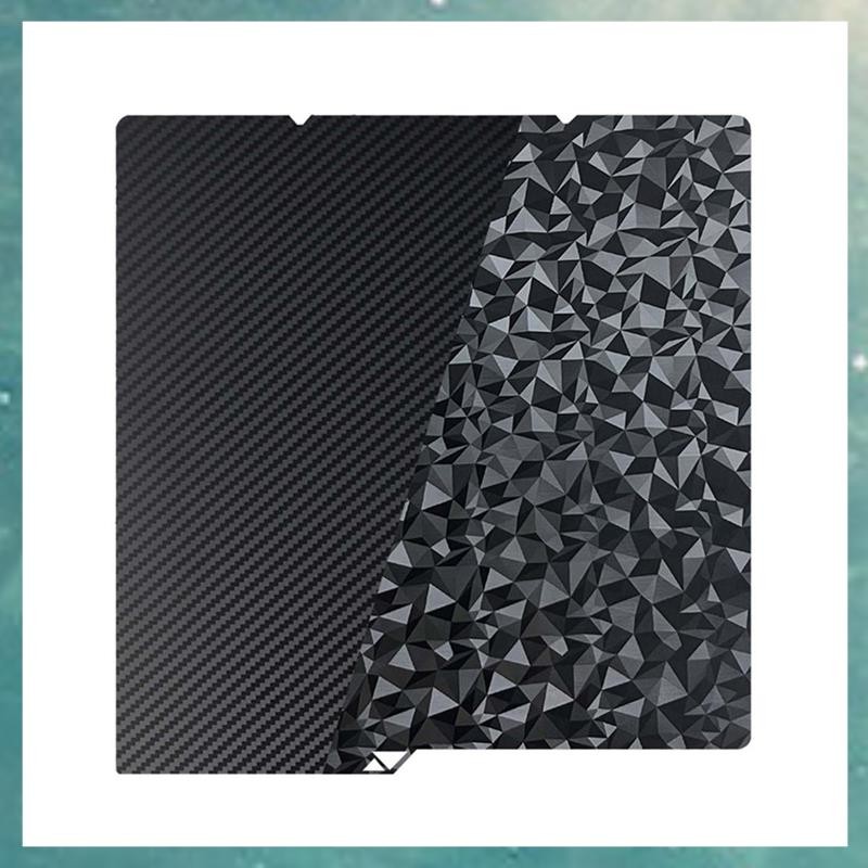 T QLI สําหรับผ้าปูที่นอน 256x 268x 0.4 มม.PEO PET Build Plate 3D เครื่องพิมพ์อะไหล่