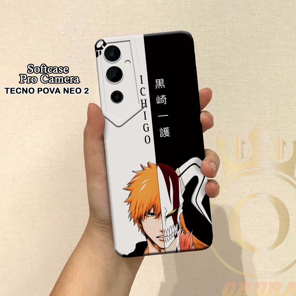 Softcase Tecno Pova Neo 2 - ORORA - Casing Tecno Pova Neo 2 - Motif case Anime - Tecno - Softcase Te
