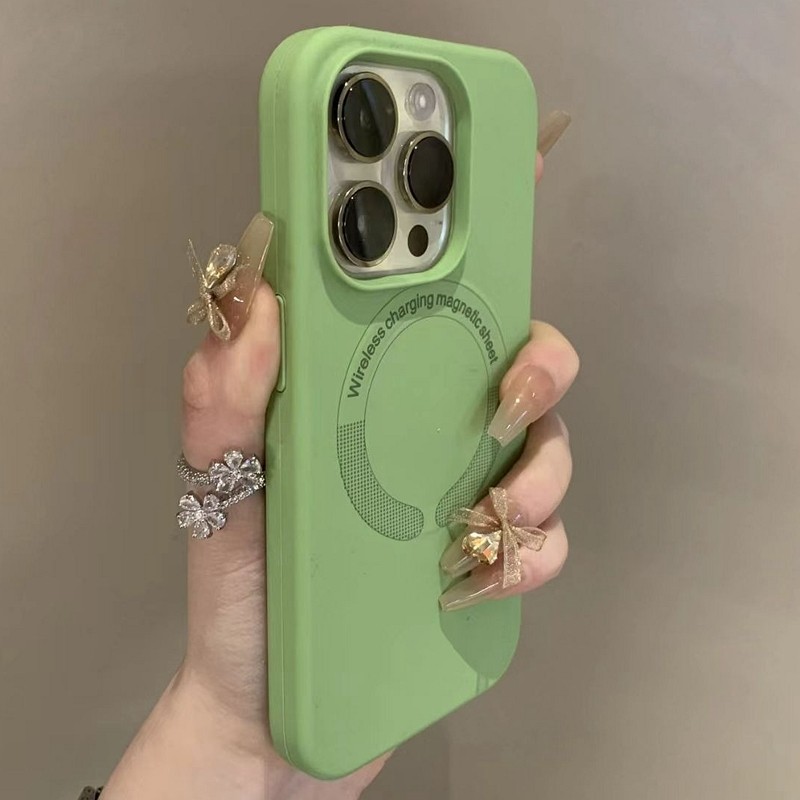 หรูหราซิลิโคนเหลวเคสโทรศัพท์สําหรับ ไอโฟน 11 12 13 14 15 16 มือโปร สูงสุด บวก กันชนแม่เหล็กกลับกรณีปก