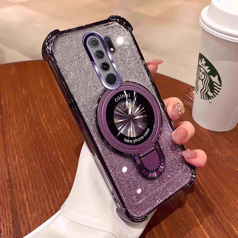 เคส Redmi 9 phone case holder for NEW Soft Anti fall protective shell bracket UD