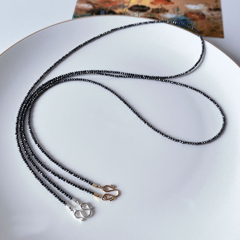 Original Thailand Amulet Chain Night Phantom Crystal Sterling Silver Color Preserveing Amulet Sweate