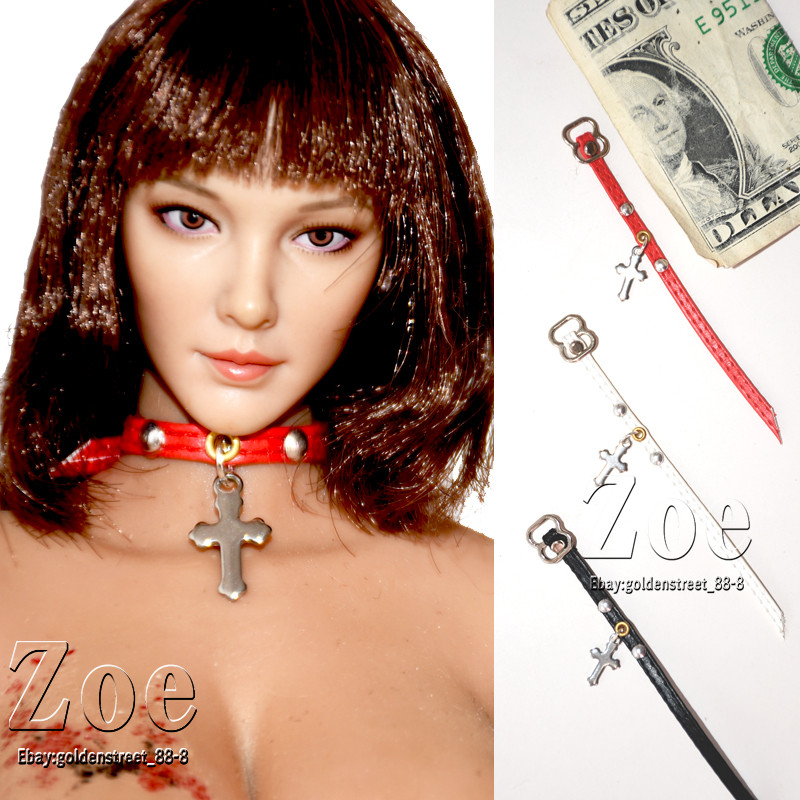 1/6 Woman Cross Collar phicen tbleague Collar