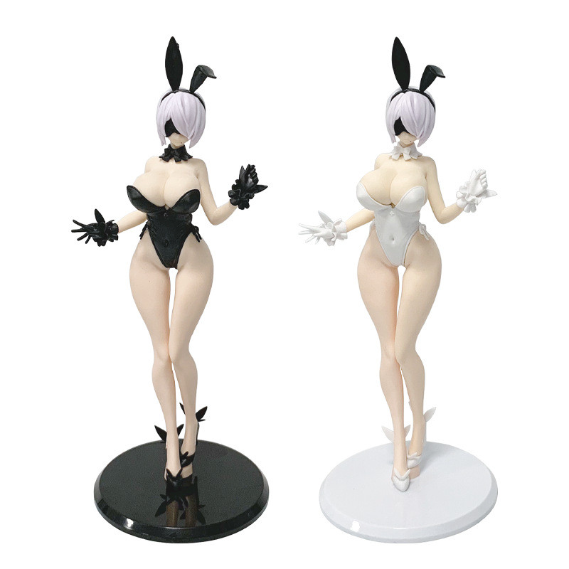 เกม 27 ซม. NieR:ฟิกเกอร์ Automata YoRHa No. 2 ประเภท B เซ็กซี่กระต่ายสาว PVC Action Figure Amine คริสต์มาสของขวัญสะสมตุ๊กตาของขวัญ