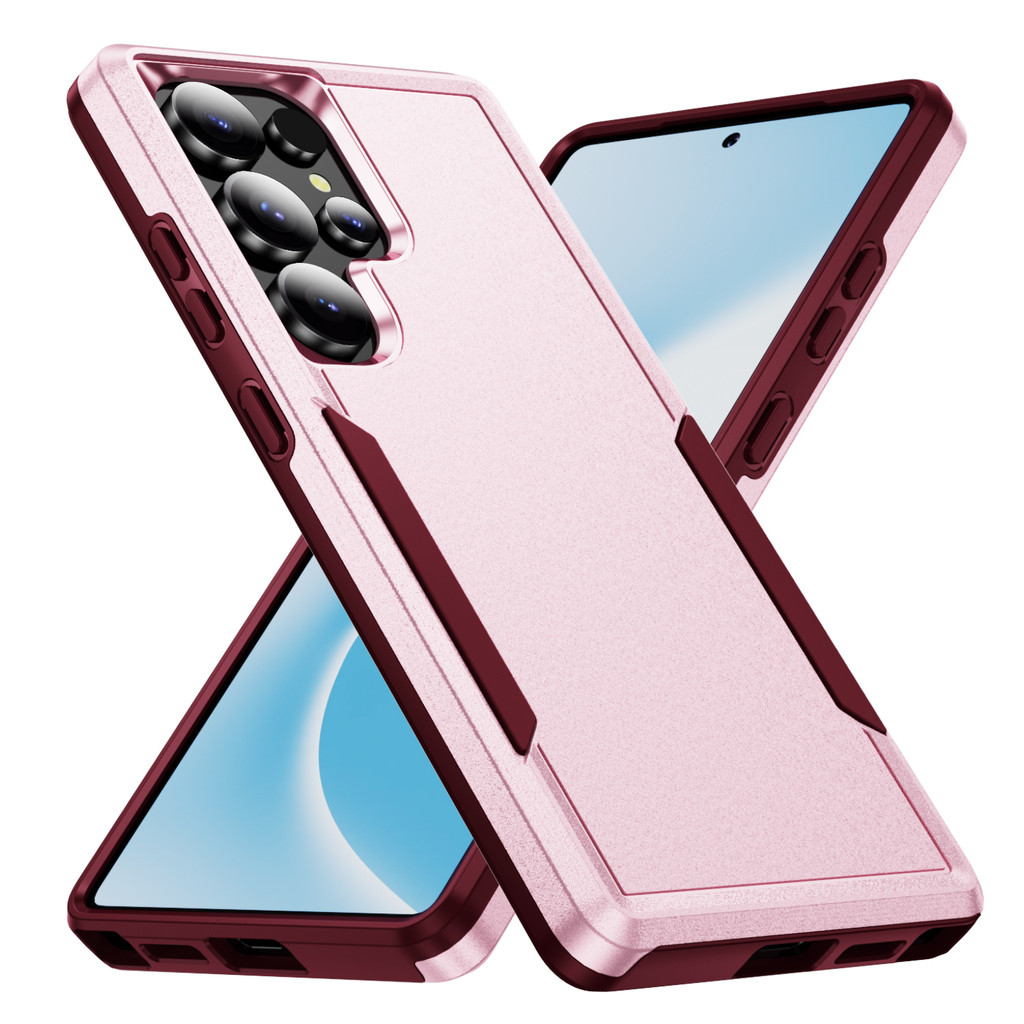 เคสโทรศัพท์สําหรับ Samsung Galaxy S25 Ultra พร้อมอุปกรณ์เสริมโทรศัพท์มือถือกันกระแทกด้านหลังสองชั้น 