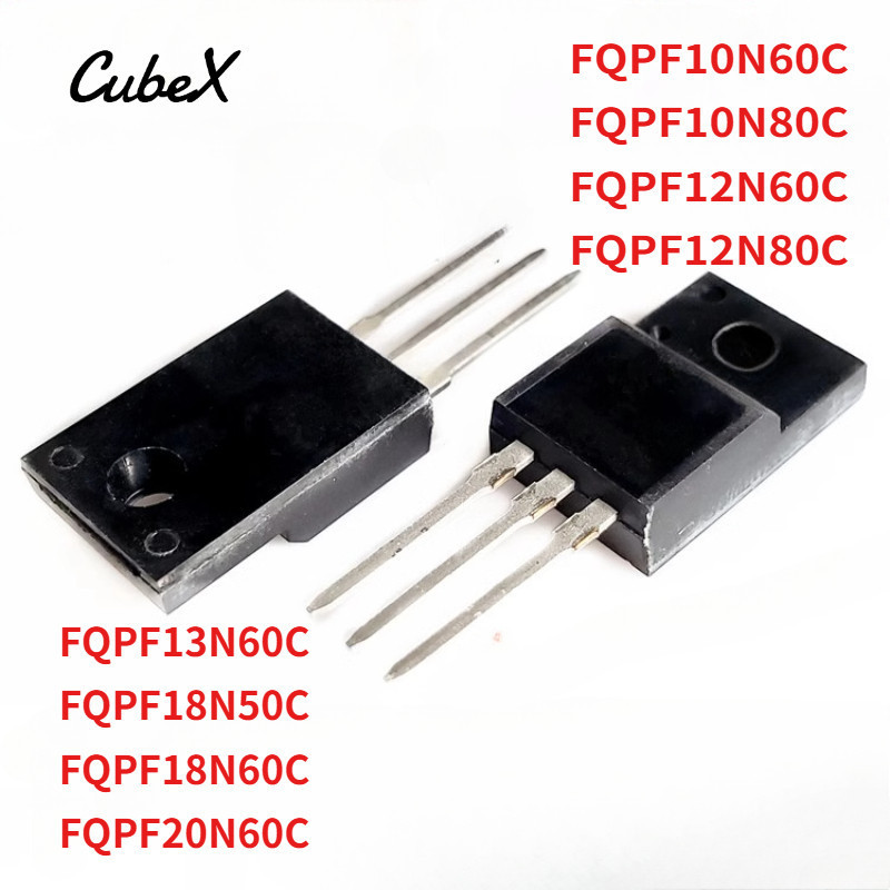 1-5PCS FQPF10N60C FPQF10N80C FQPF12N60C FQPF12N80C FQPF13N60C FQPF18N50C ทรานซิสเตอร์ Field-effect