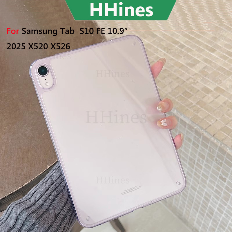 SAMSUNG สําหรับSamsung Galaxy Tab S10 FE X520 X526 S9 S9 FE X510 11 นิ้วS10+ S10 Plus 12.4 นิ้วS9 Plus + 12.4inฝาครอบป้องกันUltra Thin Anti-BurdingอะคริลิคPC + TPUแท็บเล็ต