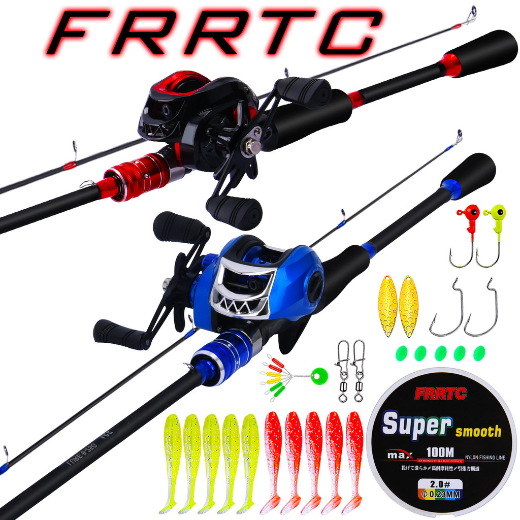 FRRTC Baitcasting Combo 竿和卷線器 適合淡水和鹹水的Baitcasting fishing reel組合
