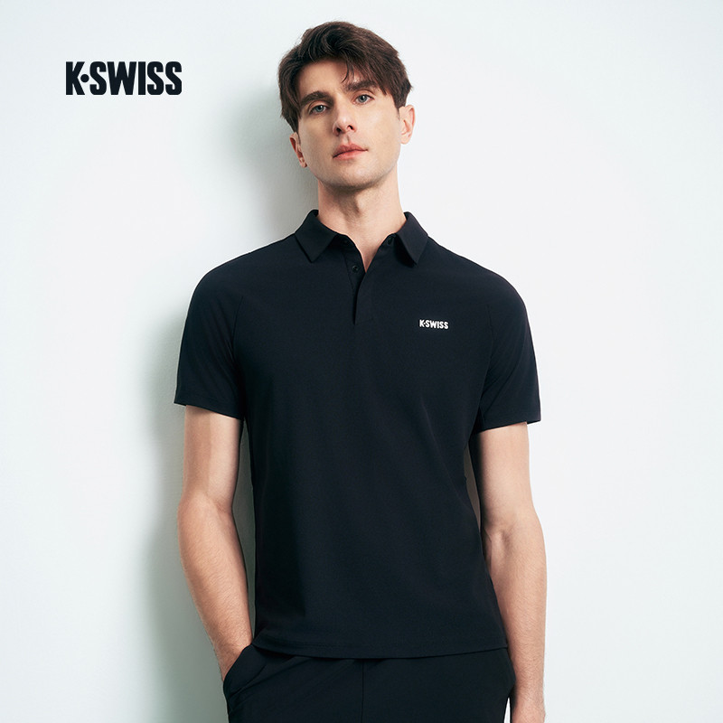 KSWISS Gaisiwei Polo เสื้อยืดแขนสั้นผู้ชายใหม่ชุดเทนนิส 1011644