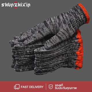 SZX (แพ็ค 1/12 )ถุงมือผ้า ถุงมือผ้าราคาถูก เกรดดี ถุงมือผ้า ถุงมือผ้าฝ้าย ถุงมือทำสวน ถุงมือช่าง ถุงมืออเนกประสงค์ ถุงมื