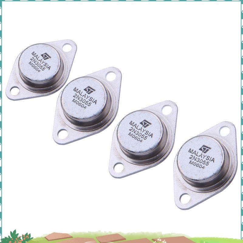 Super 4 x 2N3055 15A 60V NPN AF ทรานซิสเตอร์พลังงานเสียง TO-3