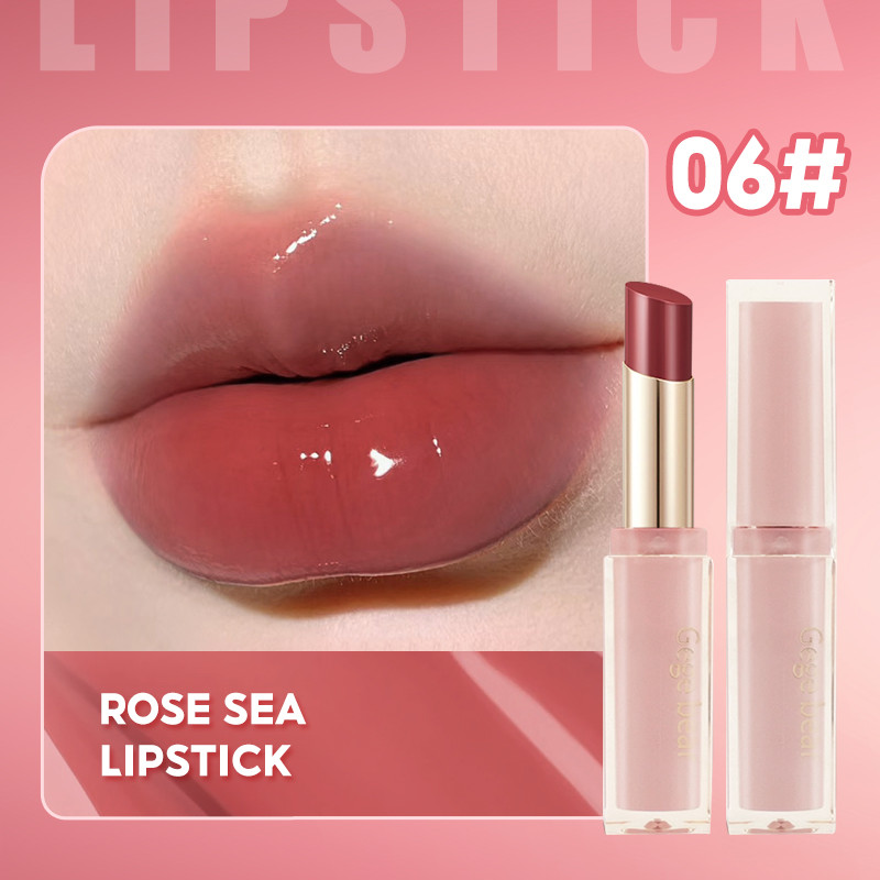 ลิปสติก Gege Bear Water Light Mirror Glass Jelly Lipstick สีขาว ลิปกลอสเนื้อไม่หลุดง่าย ราคา ถูกที่สุด ดีลบีเคเค แกลเลอรีภาพที่ 7